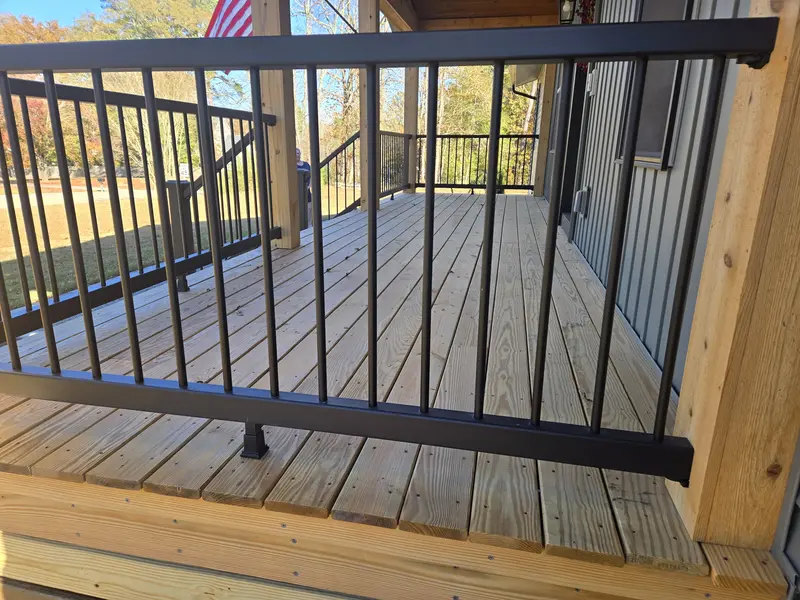 Deck before staining